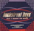 BACKSTREET BOYS - All I Have to Give