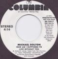 Michael Bolton - How Am I Supposed to Live Without You - Single Version